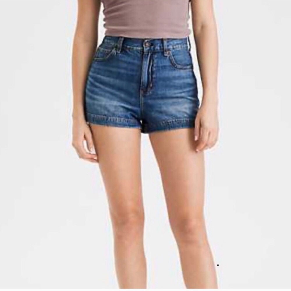 AEO mom jean shorts